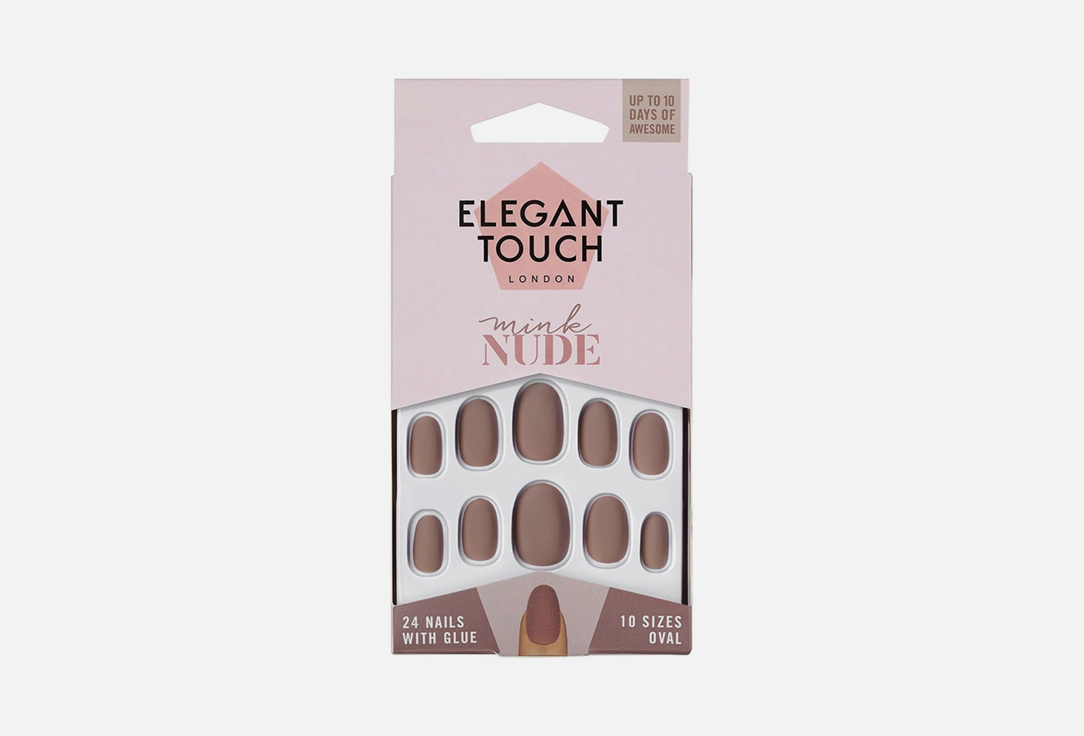 ELEGANT TOUCH Nude False Nails in Mink 24pcs