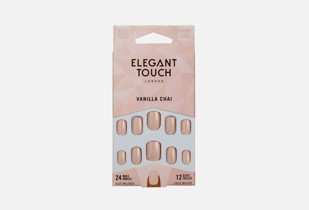 ELEGANT TOUCH False Nails in Vanilla Chai 24pcs