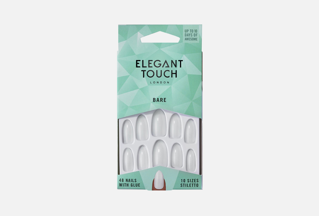 ELEGANT TOUCH Bare False Nails in Stiletto 48pcs