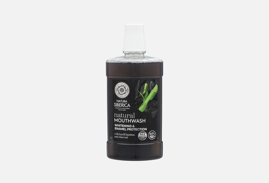 NATURA SIBERICA Natural Mouthwash Bamboo Charcoal