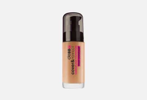 DEBBY COVER & PERFECT HIGH COVERAGE FOUNDATION 04 HONEY