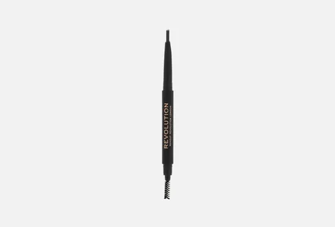 MakeUp Revolution Duo Brow Definer Pencil Dark Brown 0,