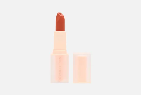 MakeUp Revolution Lip Allure Soft Satin Lipstick Rebel Rust 3,