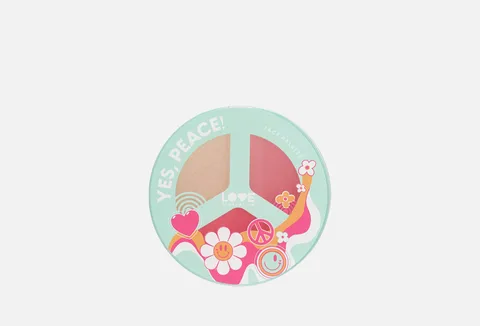 Love Generation Face Palette "Yes, Peace!," Shade 02, 9.