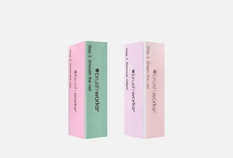 BRUSHWORKS Nail Buffing Blocks 2ea