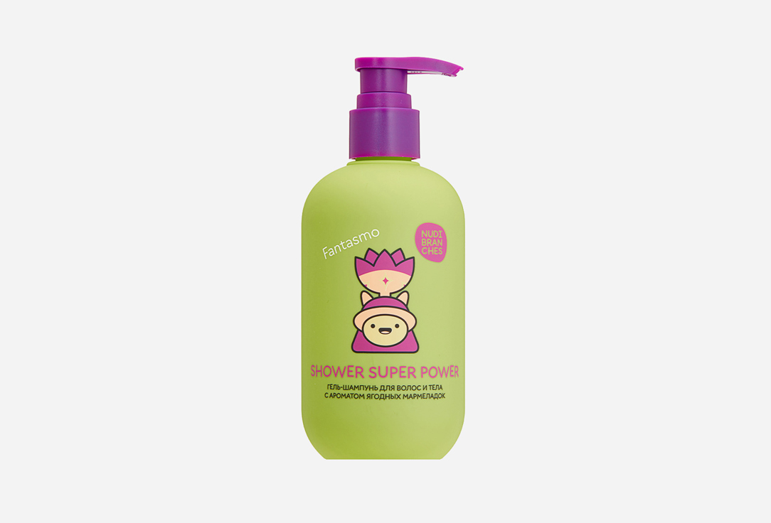 SHOWER SUPER POWERcola flavor hair & body shampoo