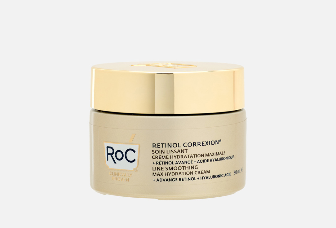 RoC Retinol correxion line smoothing max hydration cream