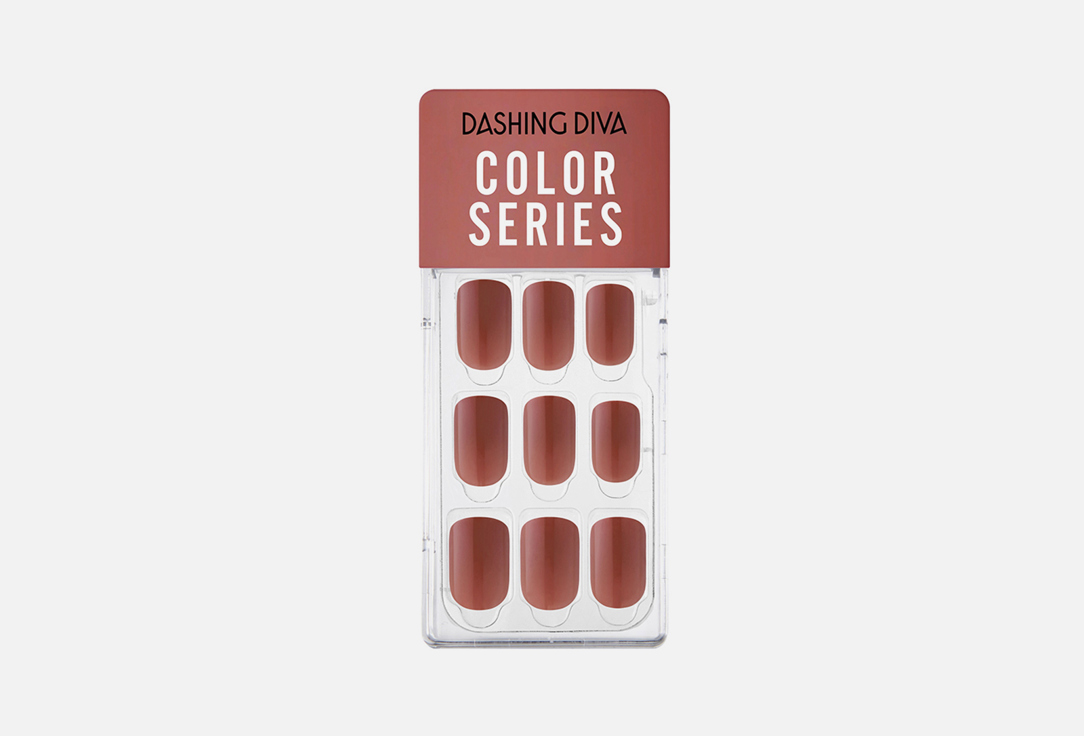 Dashing Diva Brick Brown Press-On Nails