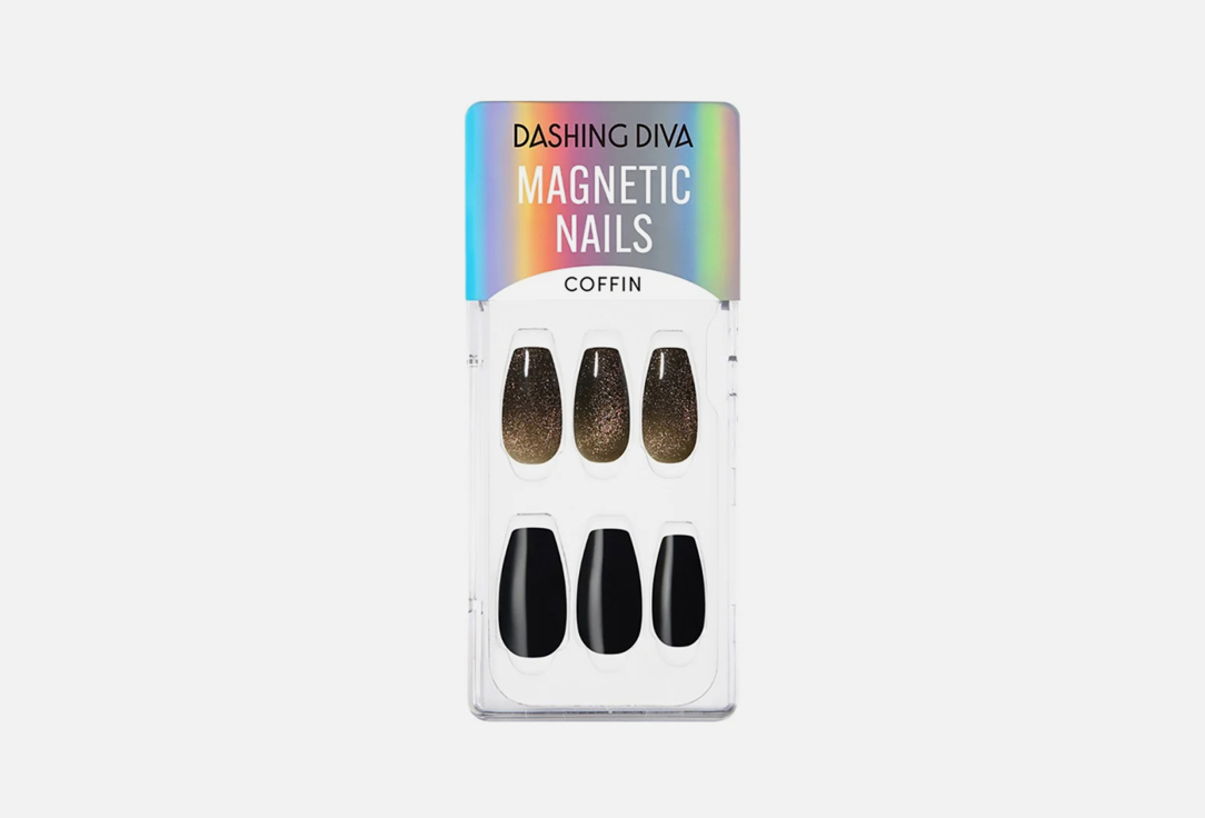 Dashing Diva Black Sorbet Press-On Nails