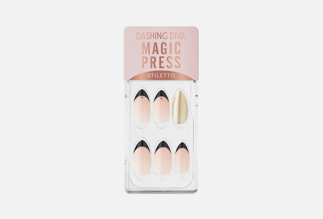 Dashing Diva Black Edge Press-On Nails