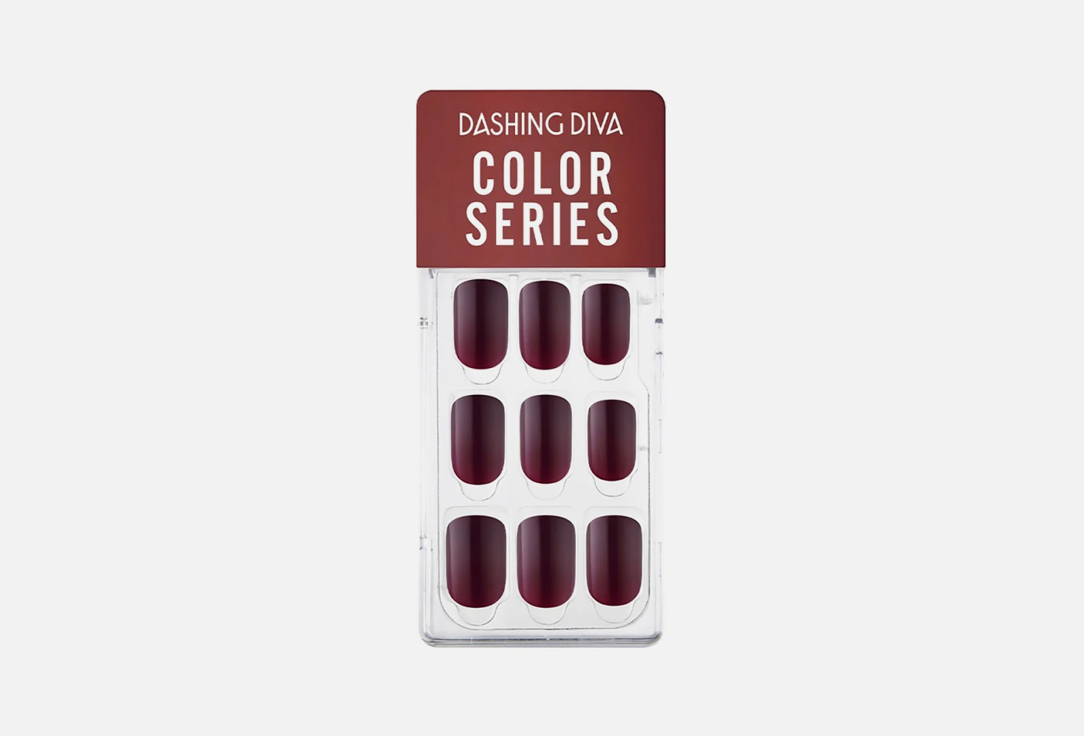 Dashing Diva Burgundy Plum Press-On Nails