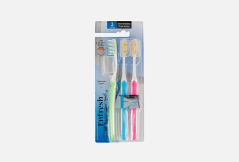 Enfresh Toothbrush + Covers 3 Pc.