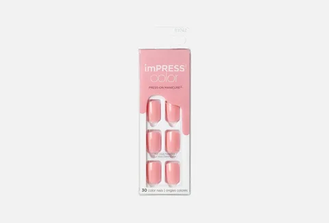 KISS New York Professional imPRESS Color Gel Nail Kit Pretty Pink