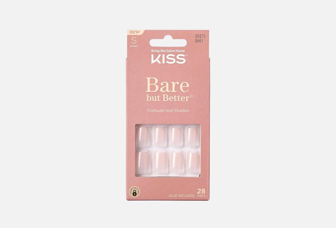 KISS New York Professional Bare But Better Nails Short Square