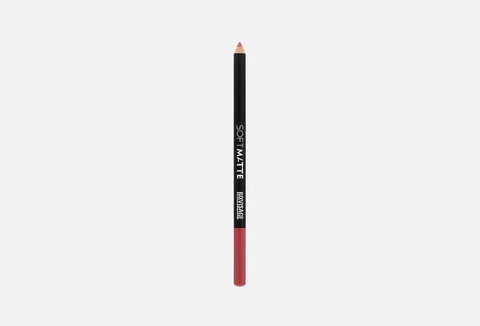 LUXVISAGE Soft Matte Lip Liner in Shade 604 Pink, 1.