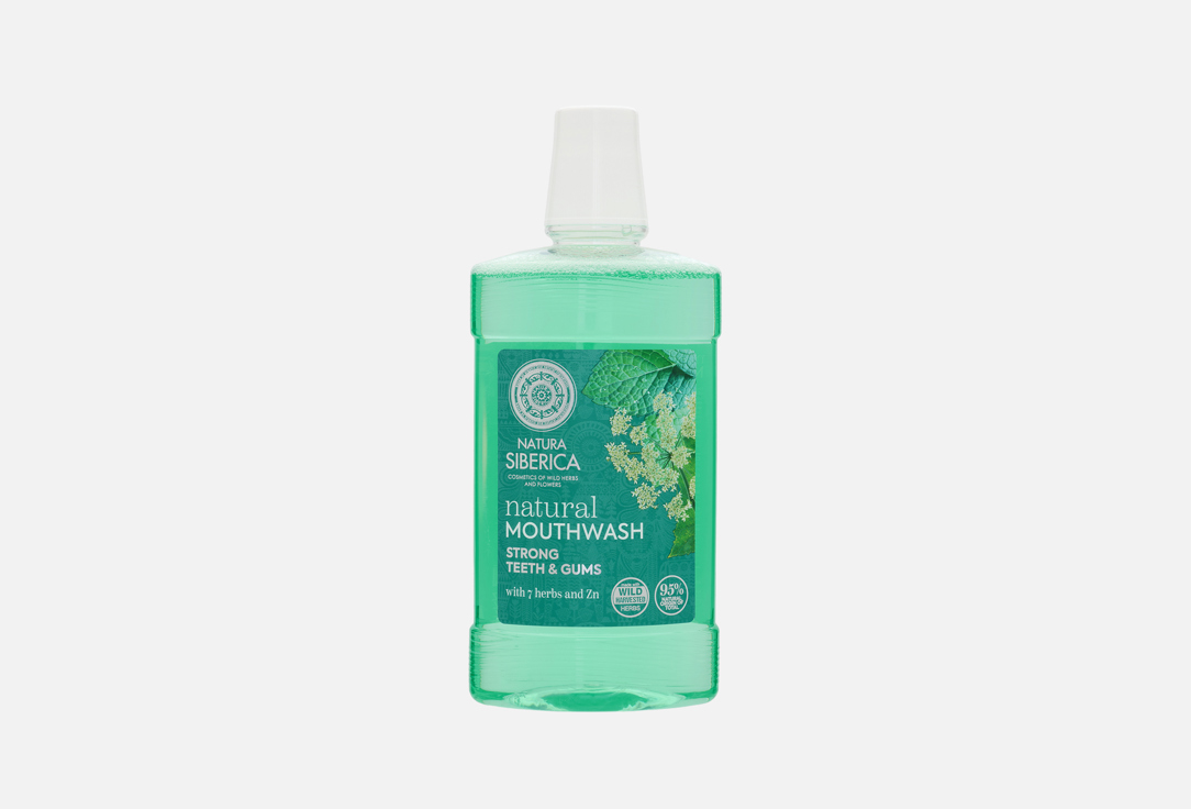 Natura Siberica Natural Mouthwash with 7 Siberian Herbs and Zinc