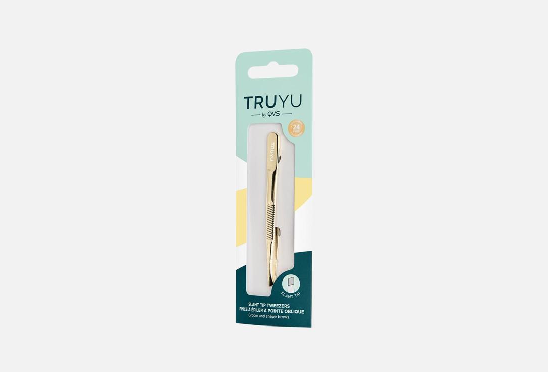QVS GLOBAL HK LTD SLANT TIP TWEEZER (GOLD PLATED)