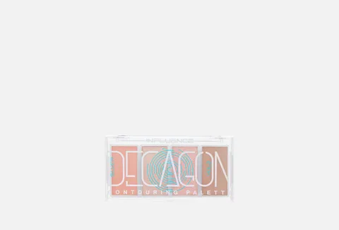 Influence Beauty Contouring palette “Silver Decagon” shade 02