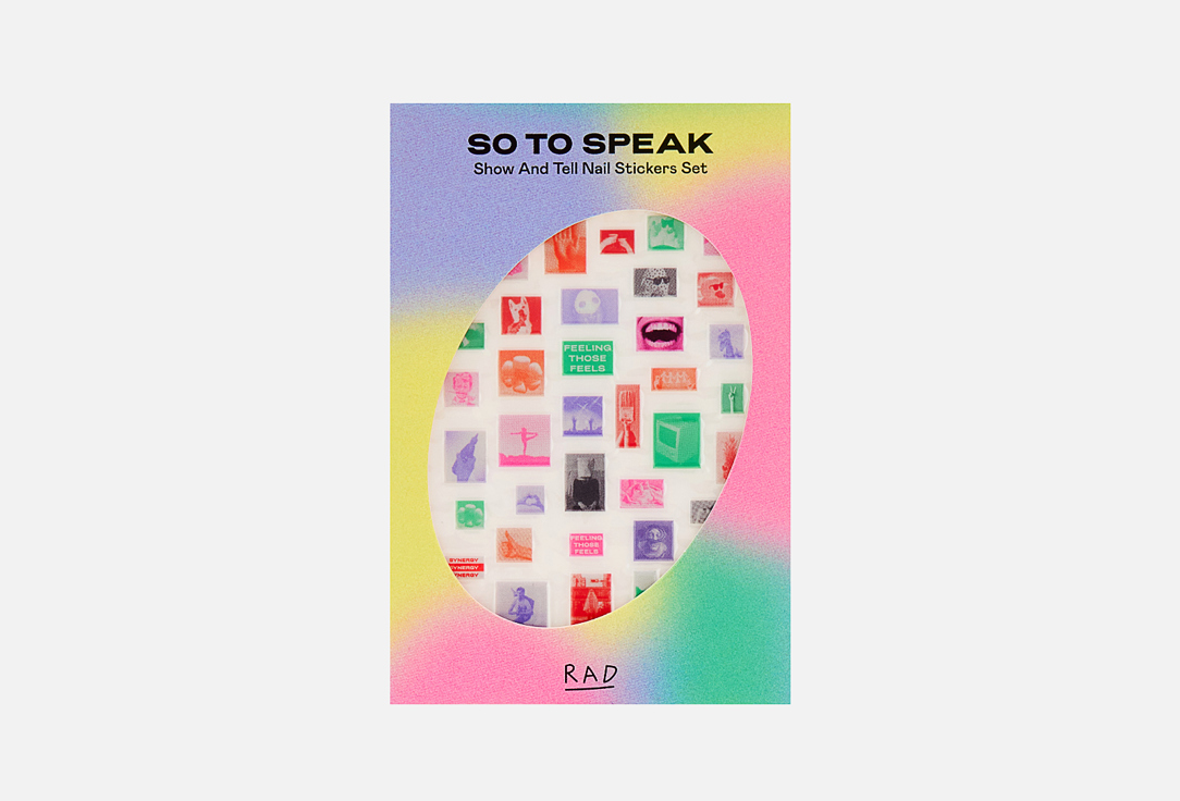 RAD Show And Tell Nail Stickers Set