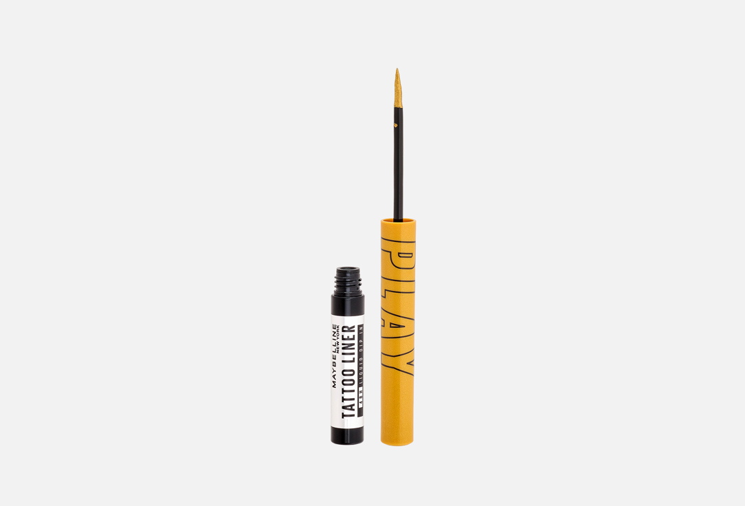 Maybelline New York Tattoo Liner Eyeliner Pencil, Metallic Gold, 2.