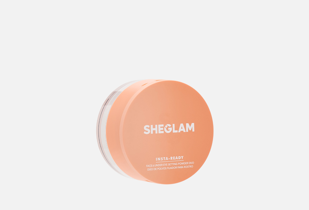 SHEGLAM Insta-Ready Face&Under Eye Setting Powder Duo,Translucent