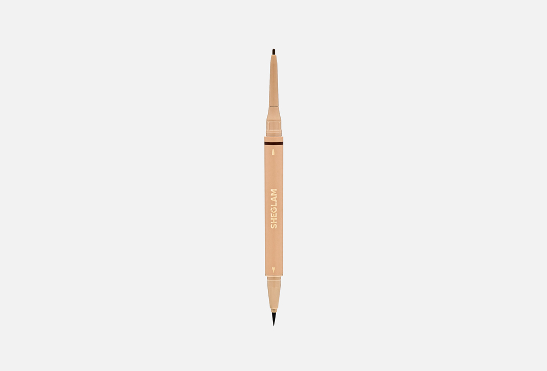SHEGLAM Brows On Demand 2-In-1 Brow Pencil,Taupe