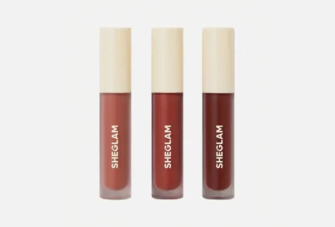 SHEGLAM Matte Allure Mini Liquid Lipstick Set,Private Touch