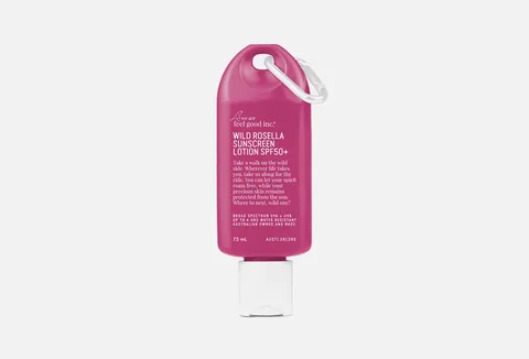 We are feel good inc. Wild Rosella Sunscreen Lotion SPF50+,