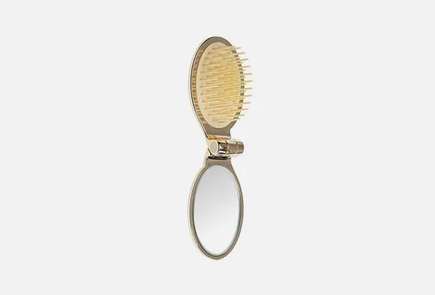 JANEKE Golden Folding Hairbrush