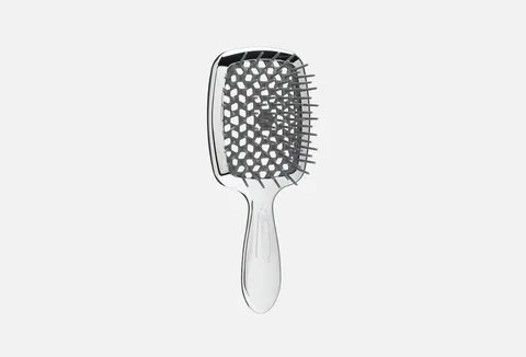 JANEKE Superbrush Silver White Hair Brush