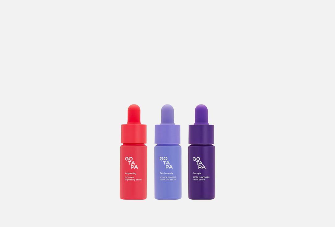 Go Tapa Renew, Defend & Glow Serum Trio