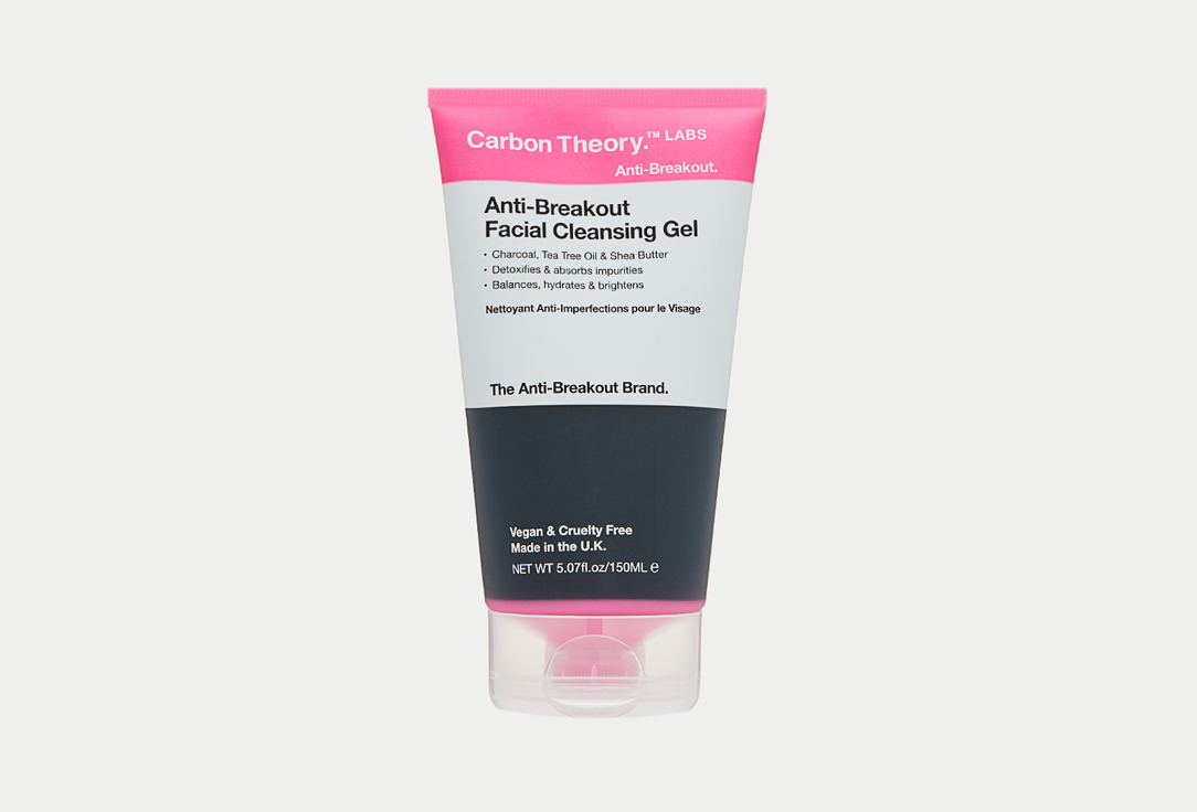 Carbon Theory Anti-Breakout Charcoal Tea tree Cleanser