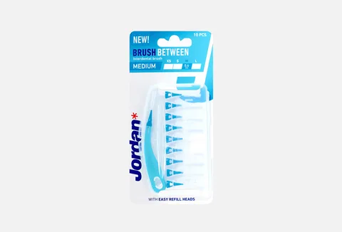 Jordan Brush Between Interdental Brush Medium 10PCS (0.6MM)