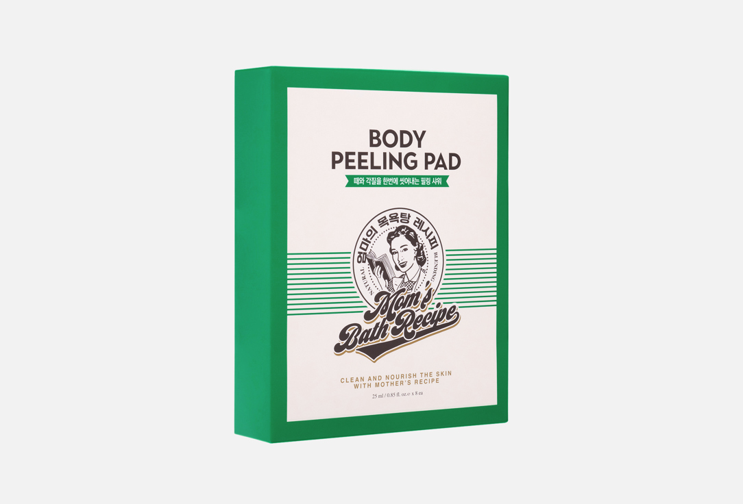 Mom's Bath Recipe Body Peeling Pad 8pcs