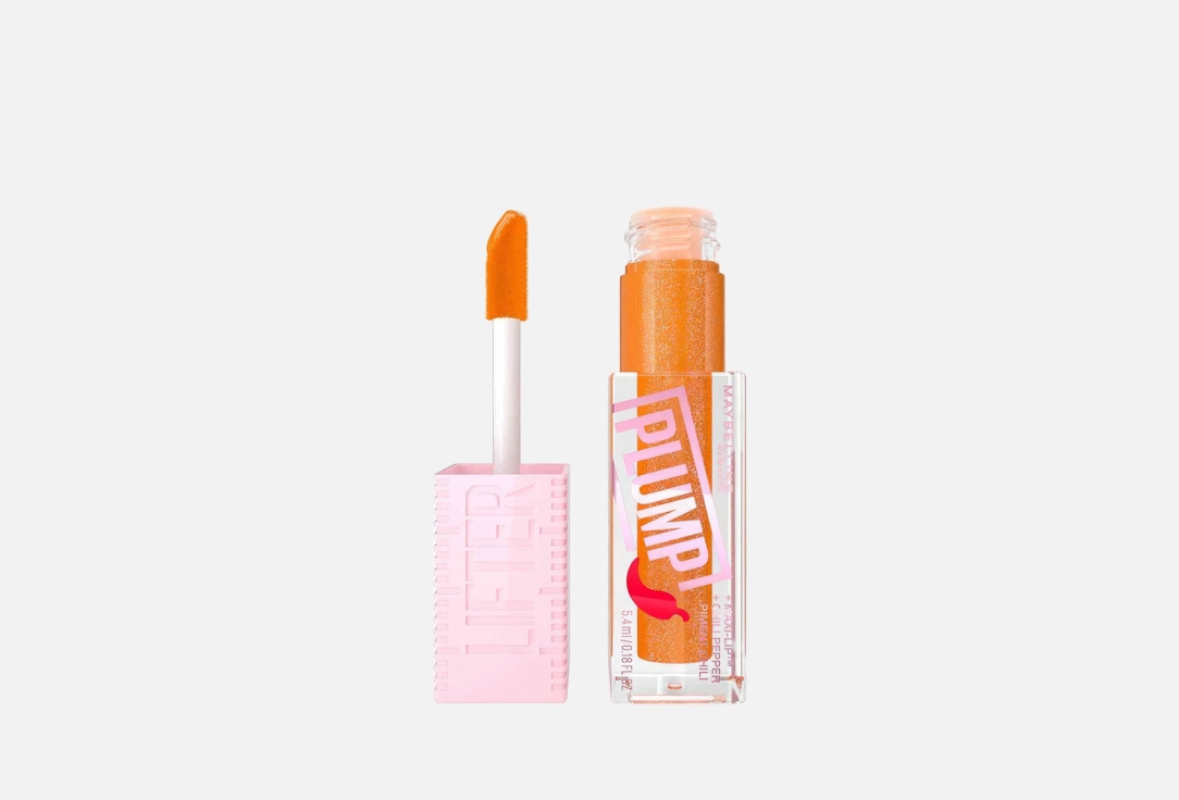 Maybelline New York Lipgloss Lifter Plump Hot Honey Nude 008 5.