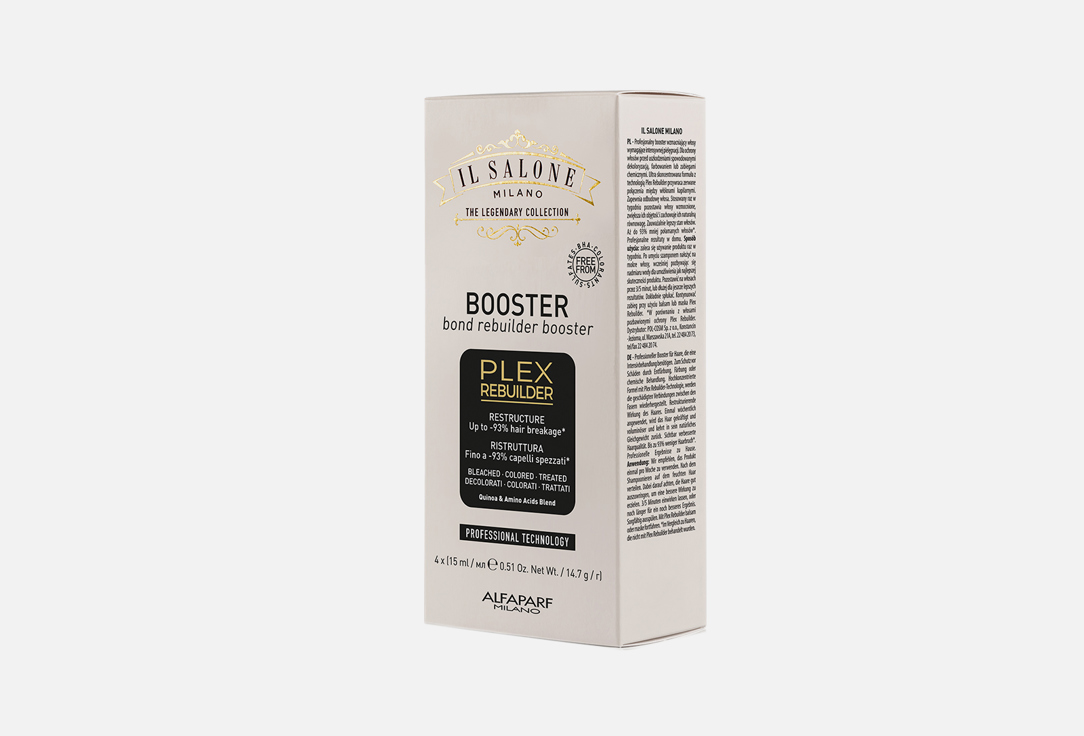 Il Salone Plex Rebuilder Booster Restructuring Serum 4X15Ml