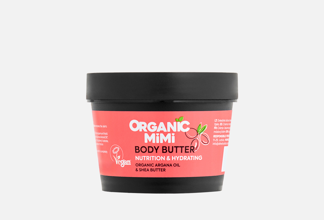 Organic Mimi Nutrition & Hydrating Argana & Shea Body Butter