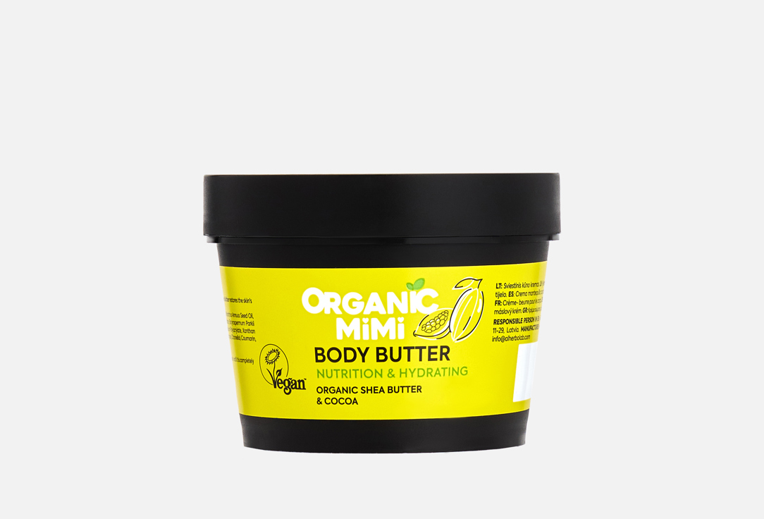 Organic Mimi Nutrition & Hydrating Shea & Cocoa Body Butter