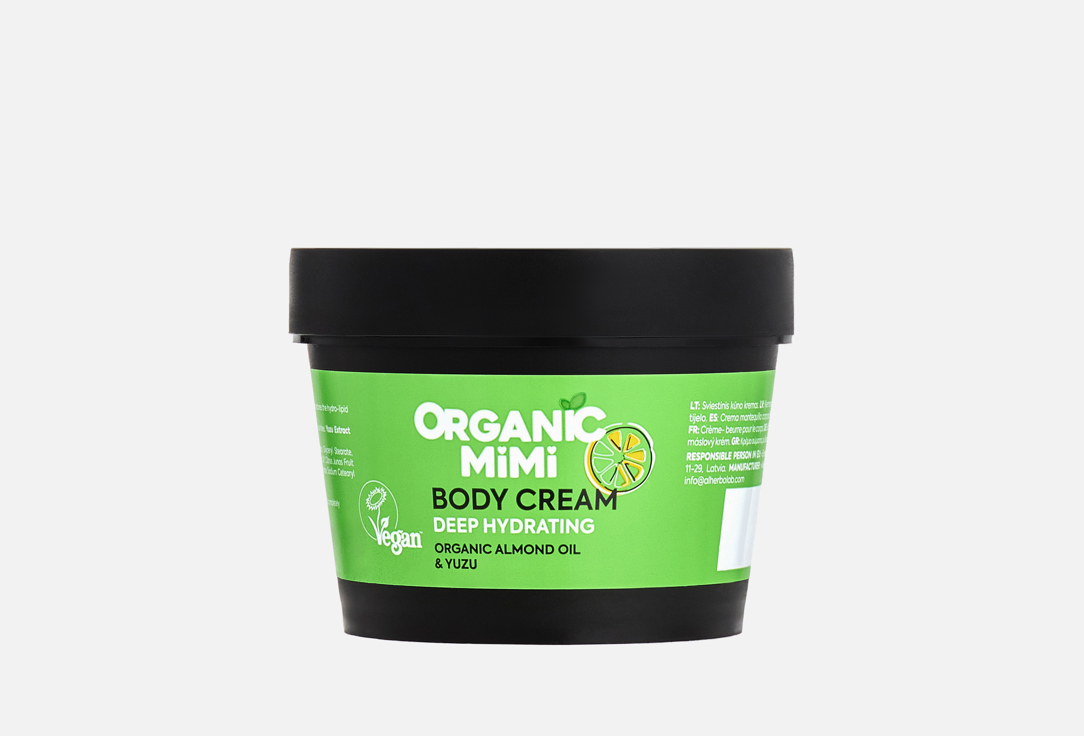 Organic Mimi Almond & Yuzu Deep Hydrating Body Cream