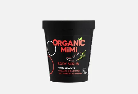 Organic Mimi Anticellulite Red Pepper & Rosemary Body Scrub