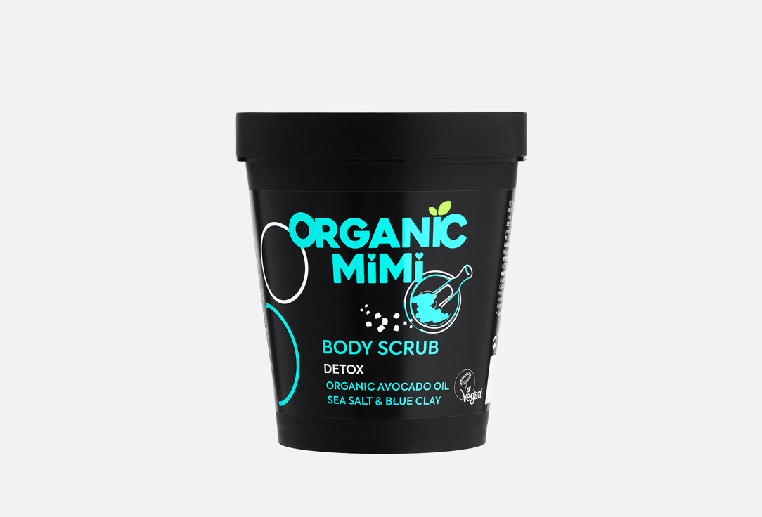 Organic Mimi Detox Sea Salt & Blue Clay Body Scrub