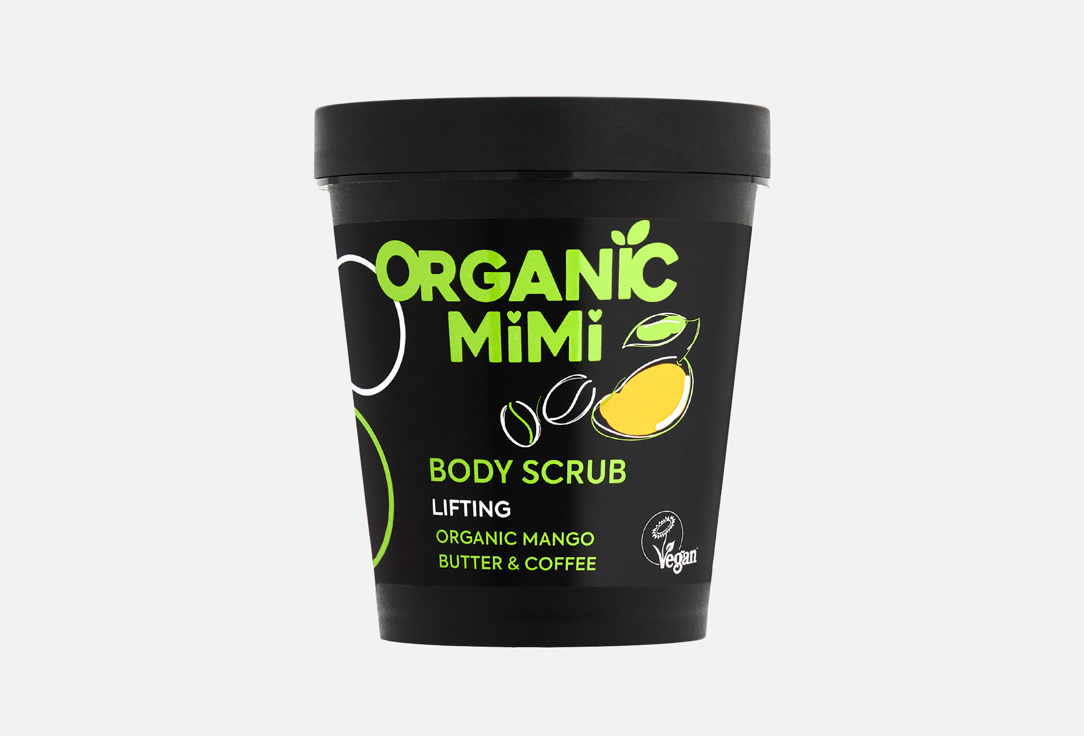 Organic Mimi Lifting Mango & Coffee Body Scrub