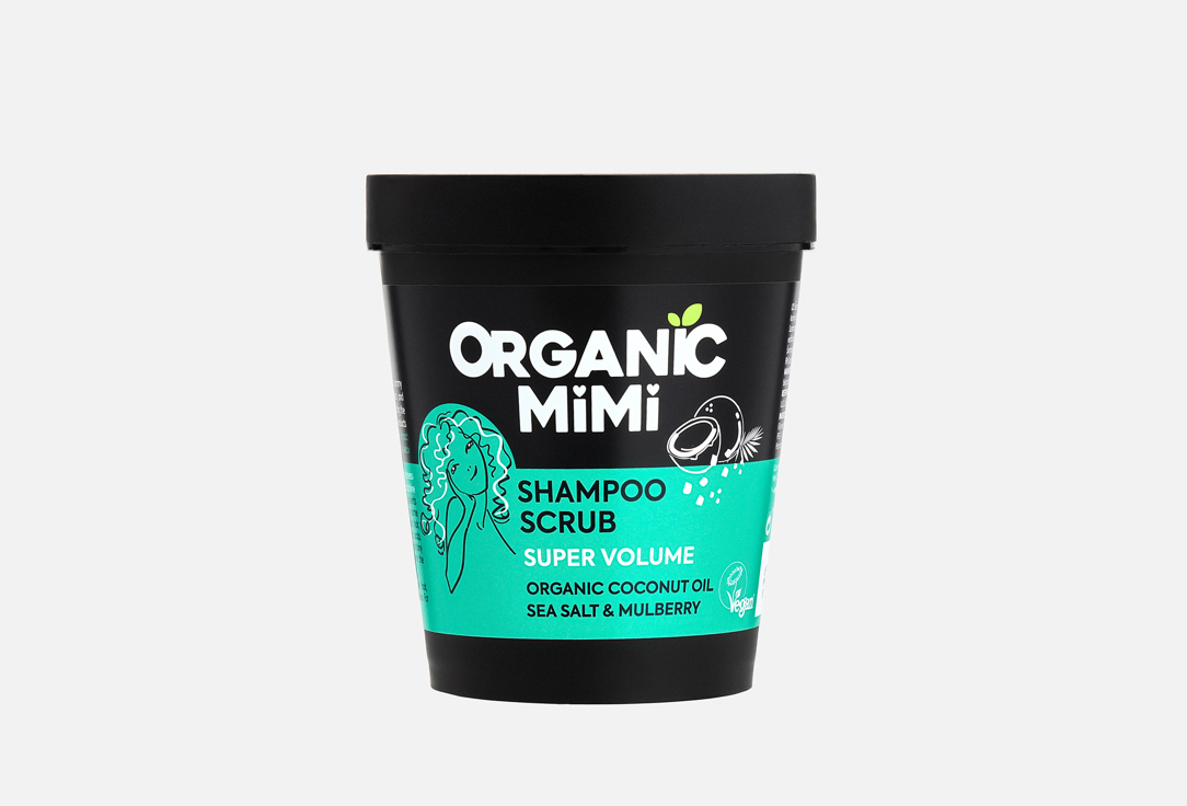 Organic Mimi Super Volume Sea Salt & Mulberry Shampoo Scrub