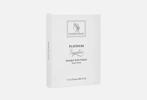 Wherteimar Platinum Signature Facial Mask 5 x