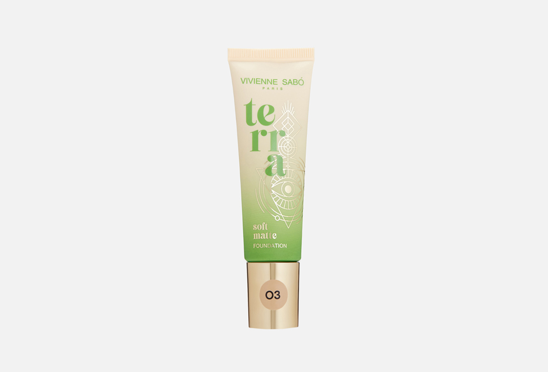 Vivienne Sabo / Matte face foundation / Fond de teint mat pour le visage “Terra” 03