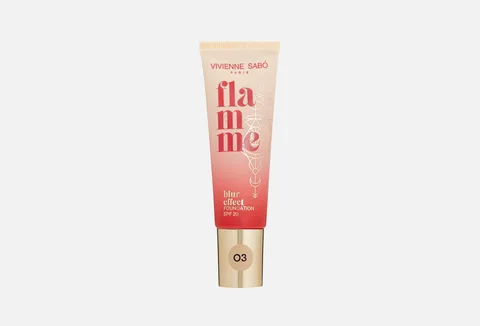 Vivienne Sabo / foundation with spf for face / Fond de teint avec SPF pour le visage “Flamme” 03