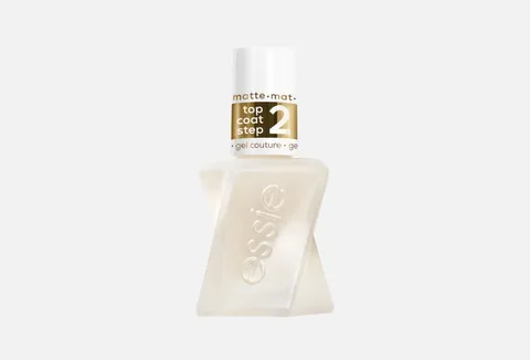 essie Gel Couture Longwear Nail Polish, matte top coat 13.