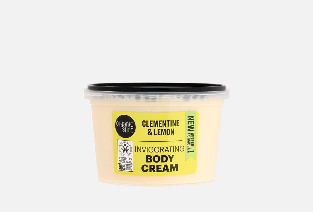 ORGANIC SHOP Invigorating Body Cream Cletine And Lemon
