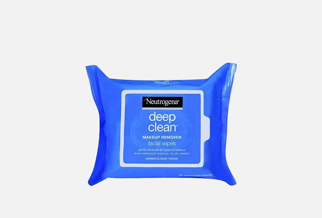 Neutrogena Deep Clean Makeup Remover Wipes 25S
