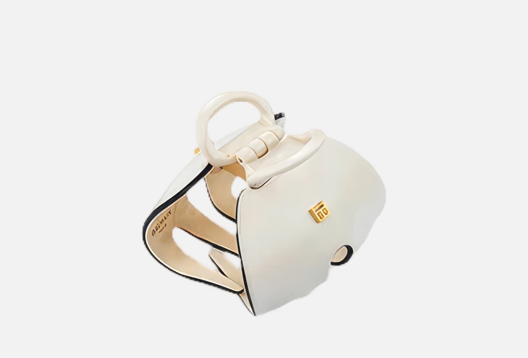 Balmain Imperial White/Black Hair Clip - Cellulose Acetate